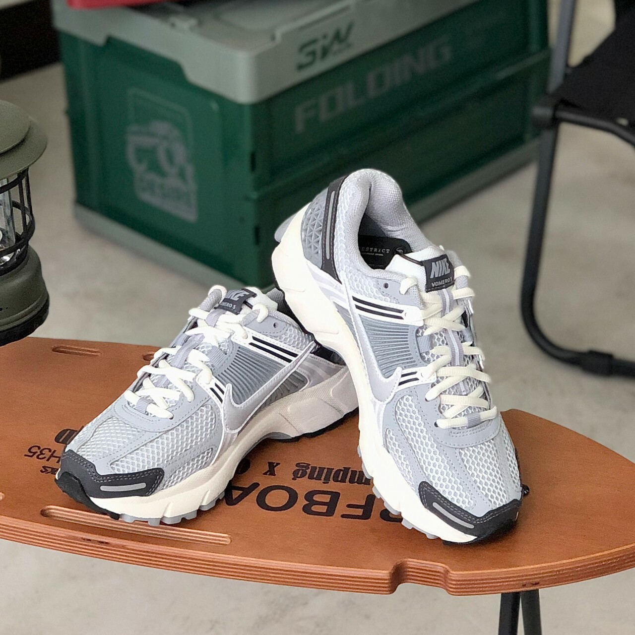 Nike Zoom Vomero 5 女款 復古跑鞋 灰色 網眼布 皮革 FD9919-001