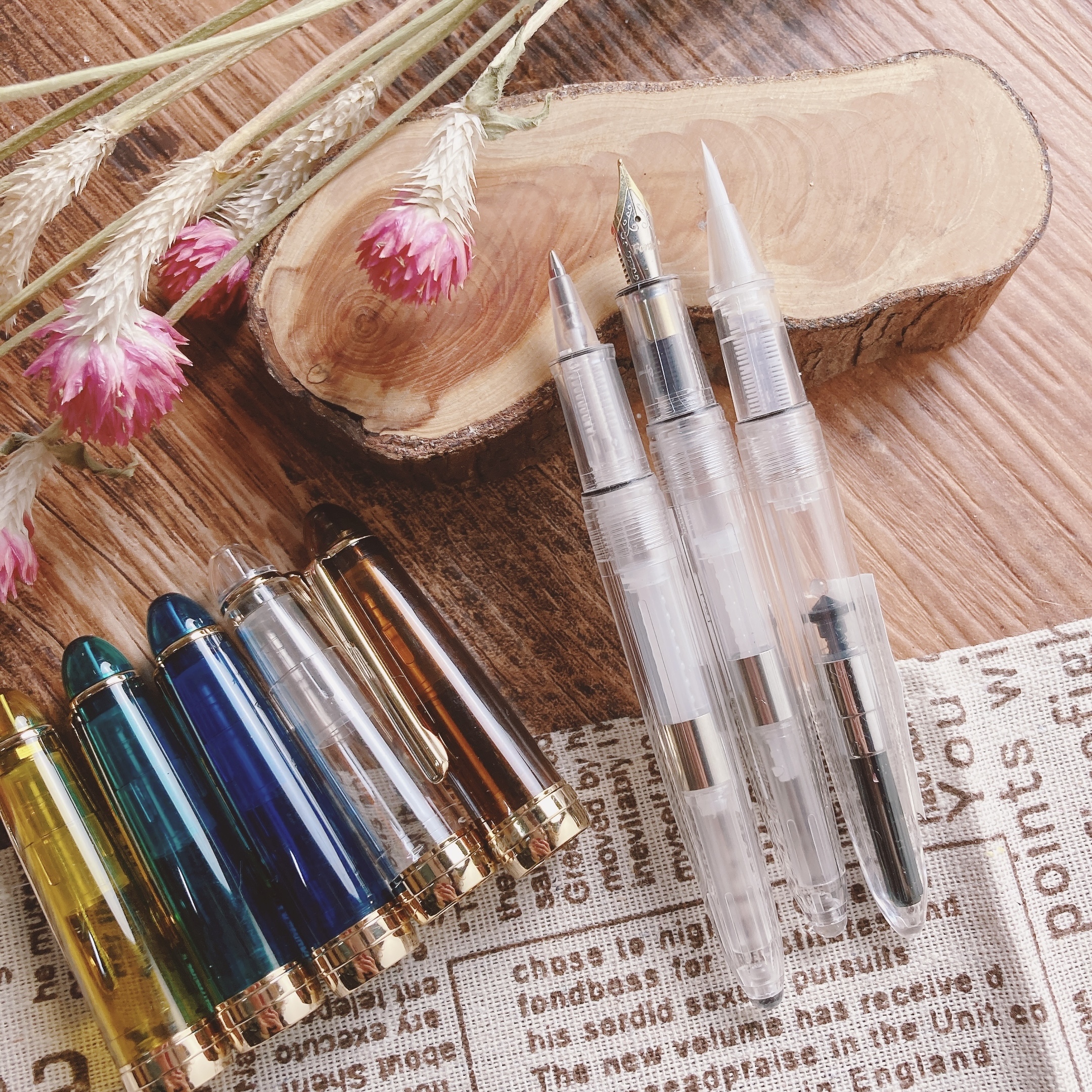 日本 Fonte｜ 鋼筆 軟筆刷 玻璃筆 圓珠筆 筆蓋