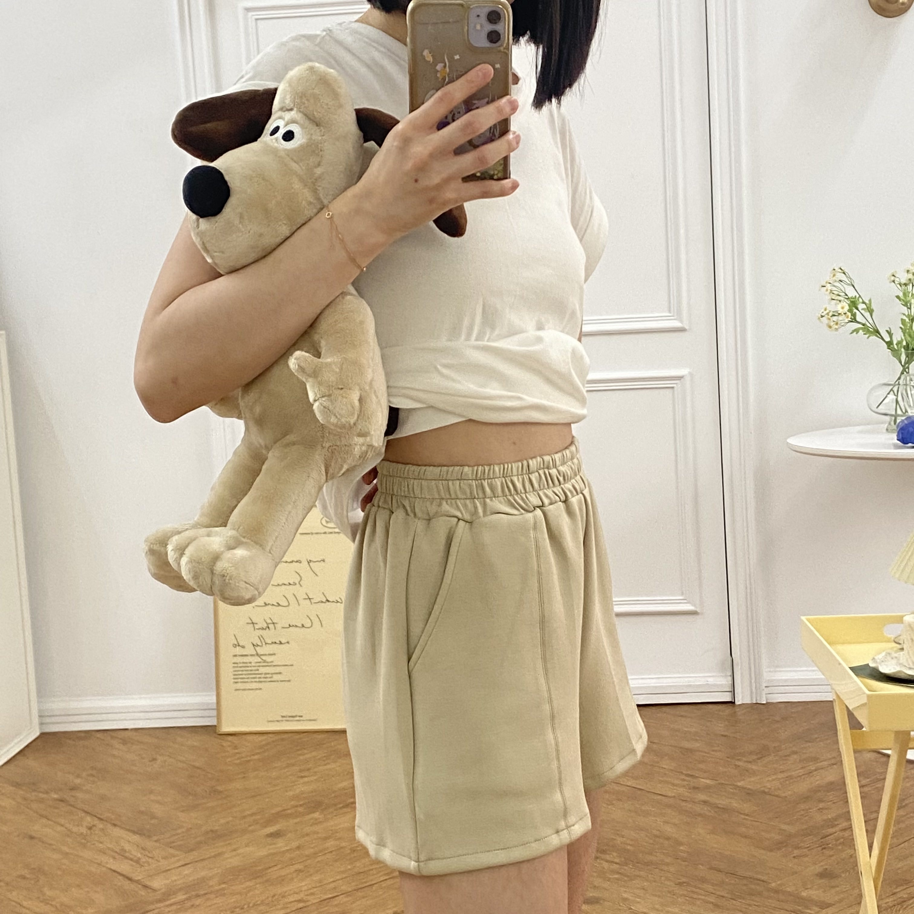 莫代爾棉短褲*2色