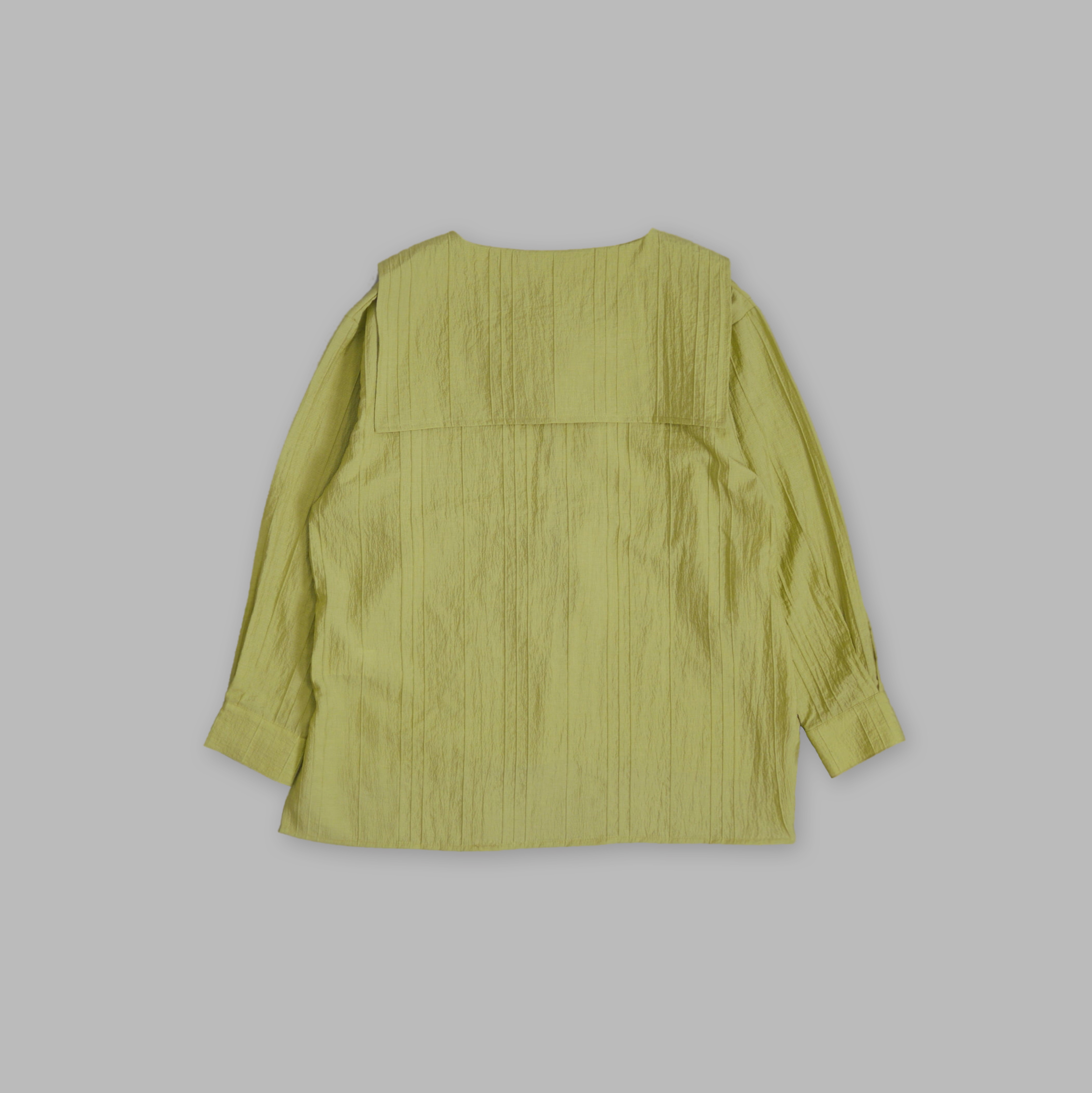 J.P.L. 水手領萊賽爾織紋繫帶罩衫 ╭ 4色 ╮