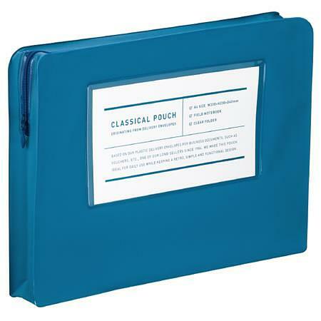 KOKUYO CLASSIC 資料收納袋A4 藍色