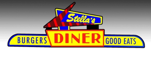 Micro Structures 88-6451 HO/O規 Stella's Diner 速食店霓虹招牌.會亮