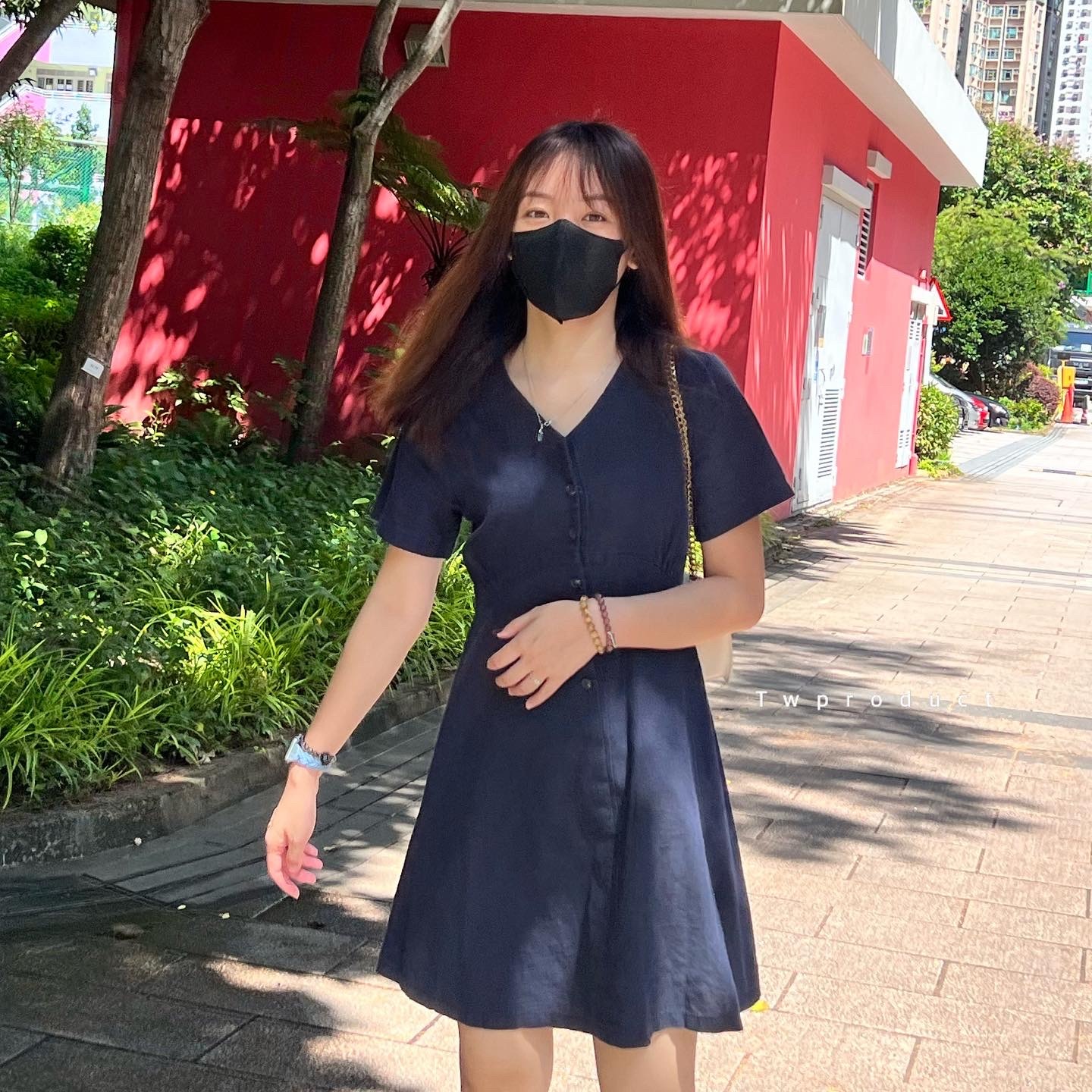 ✨ ||OPS04||韓國麻質修腰後綁結扣ops