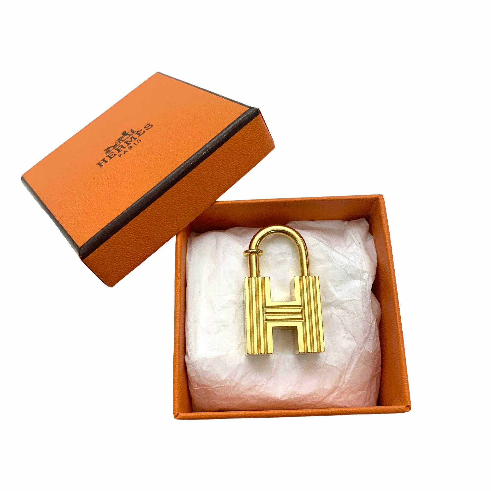 98%NEW二手HERMES 金色H鎖扣  2000 H BAG CHARM#香榭站正品