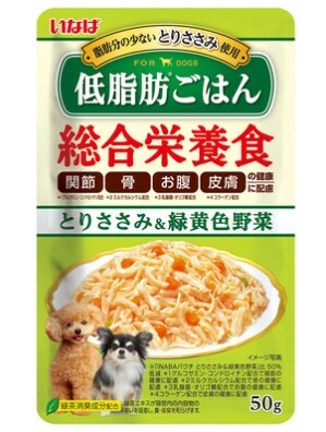 Inaba 低脂米飯雞柳+蔬菜 50G (原盒16小包)