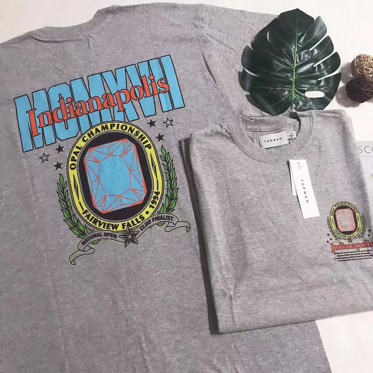 TOPMAN INDIANAPOLIS BACK PRINT TEE