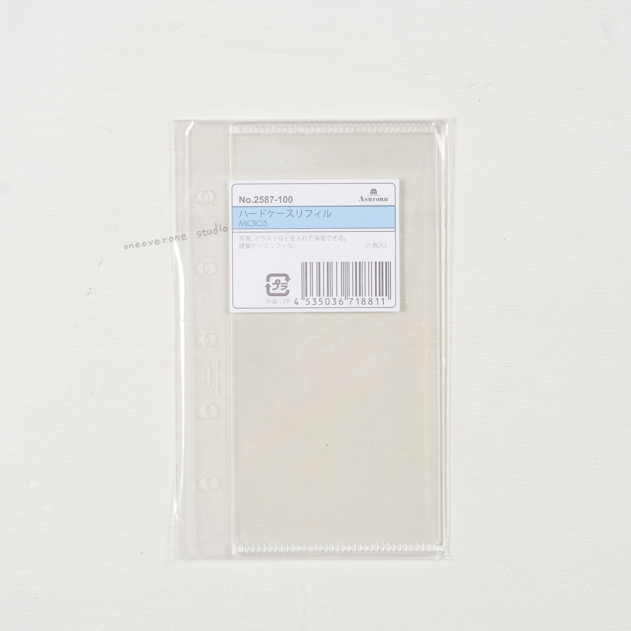 硬質雙面收納頁/MICRO5/ASHFORD/JAPAN