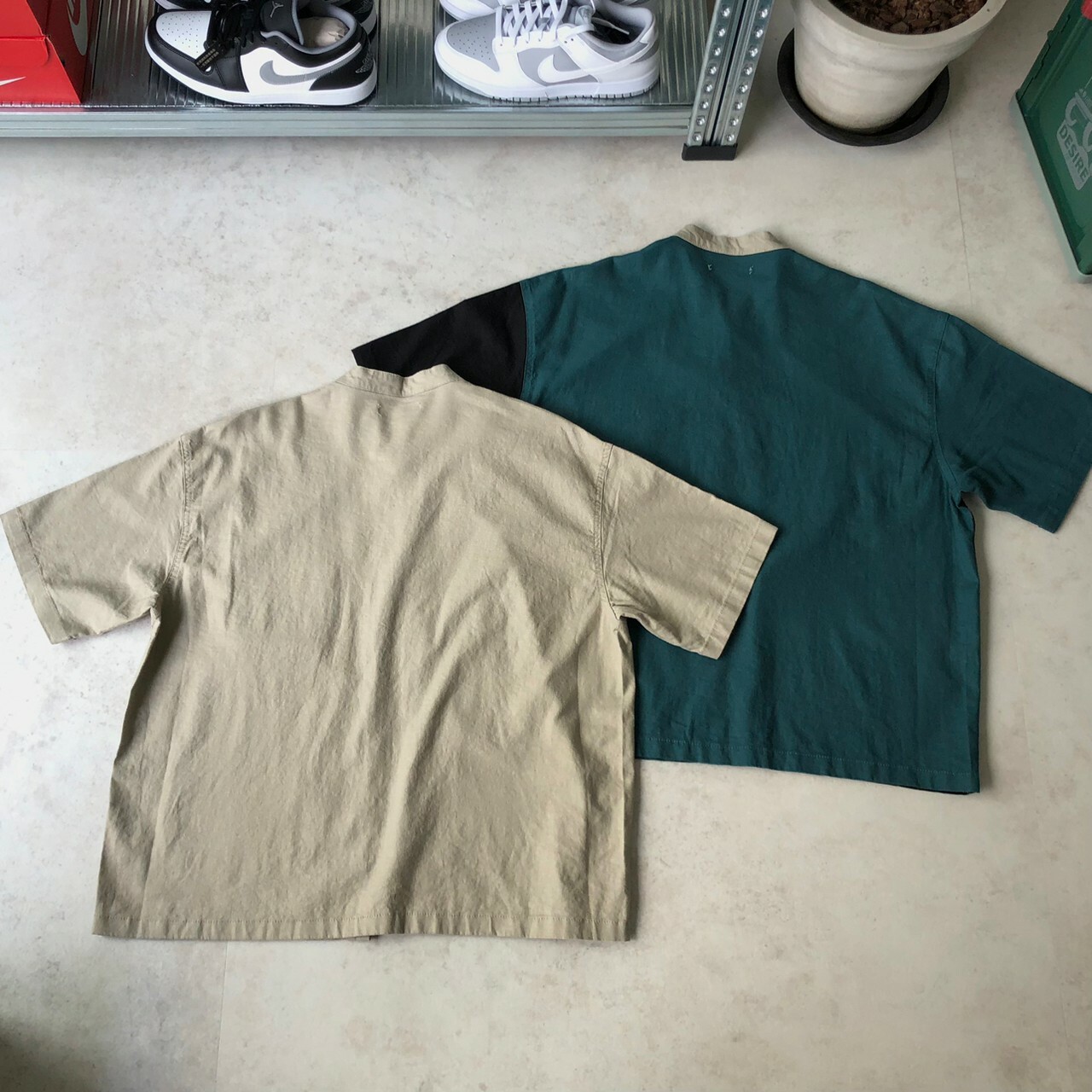 Power To The People Moving 無領麻混紡襯衫 3501061