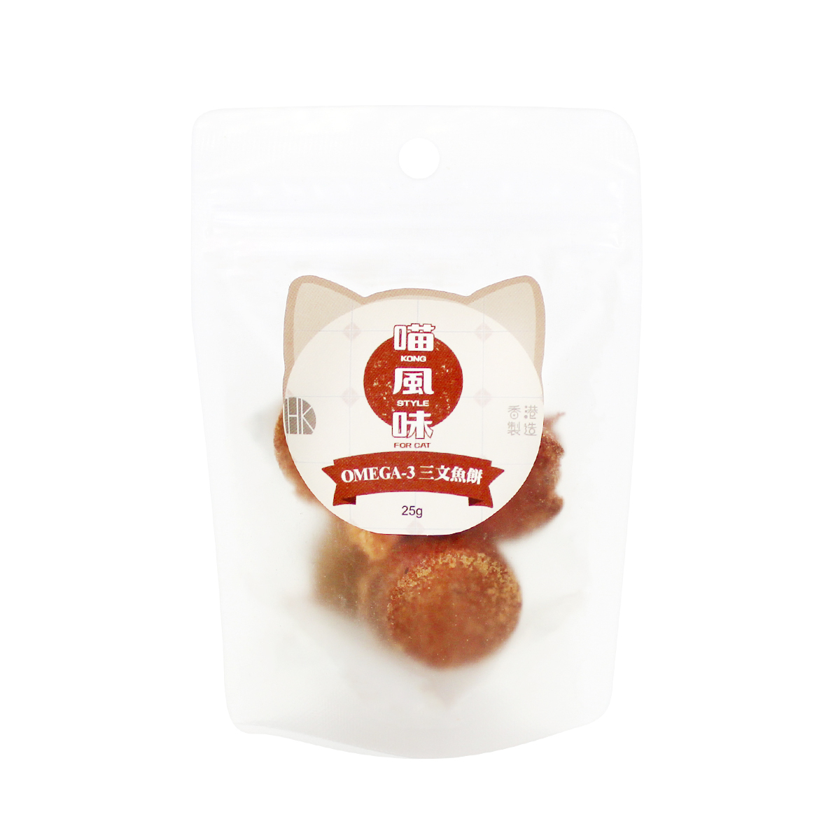[$45/3包]MIHK喵風味- Omega 3 三文魚餅25G