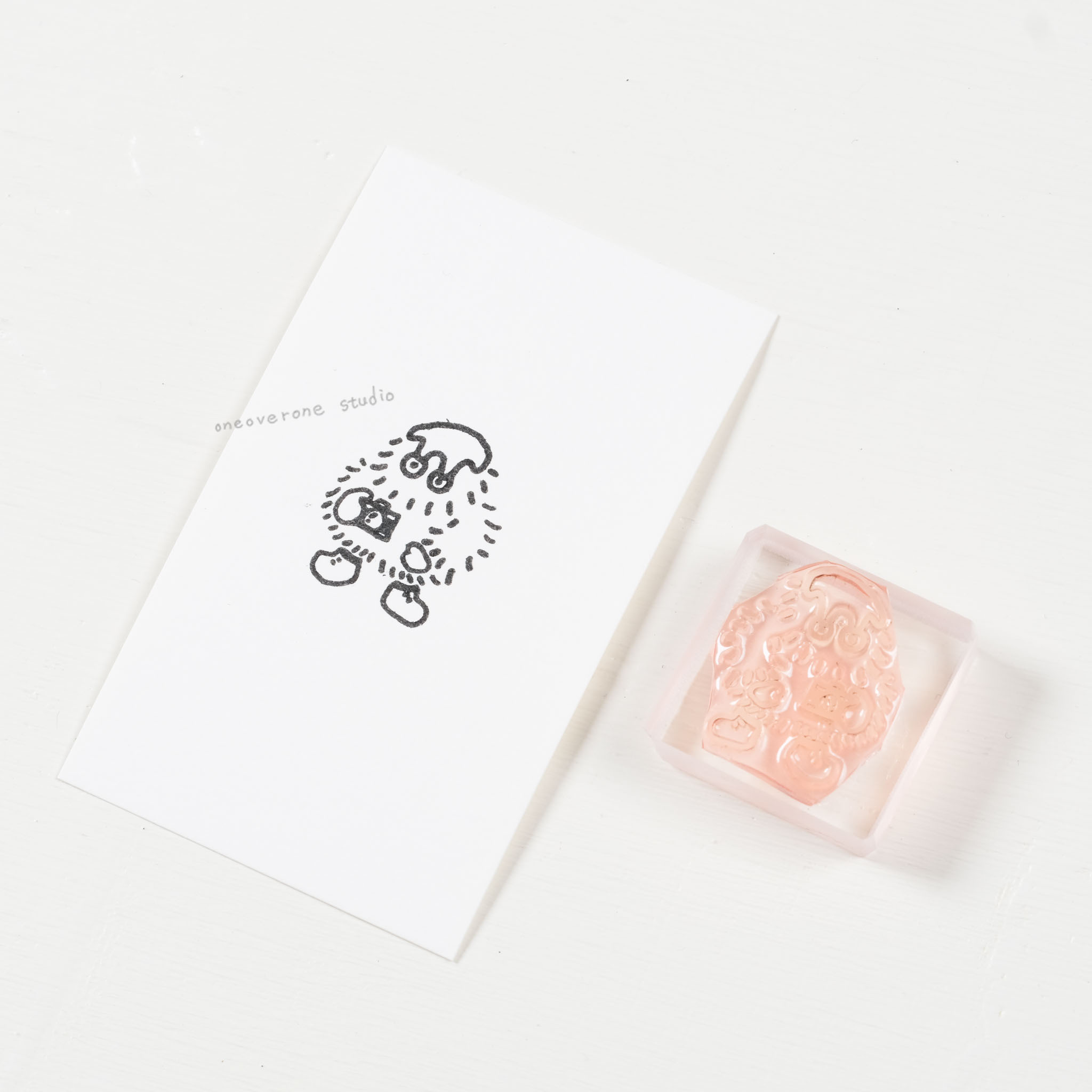 小雪怪  膠版印章 /一分之一工作室/TAIWAN