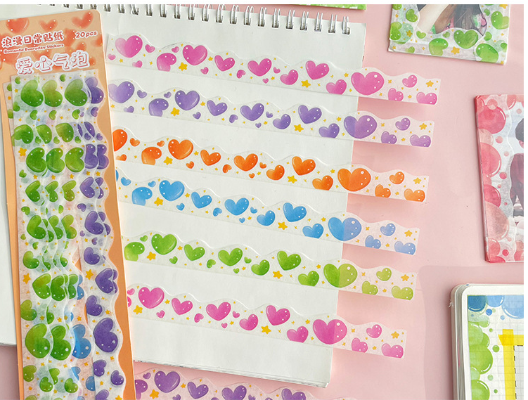 悦真浪漫日常手账贴纸 20 pcs