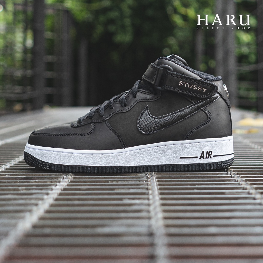 HAru] STUSSY X NIKE AIR FORCE 1 AF1 全黑黑白熊貓奶茶麻布DJ7840-001