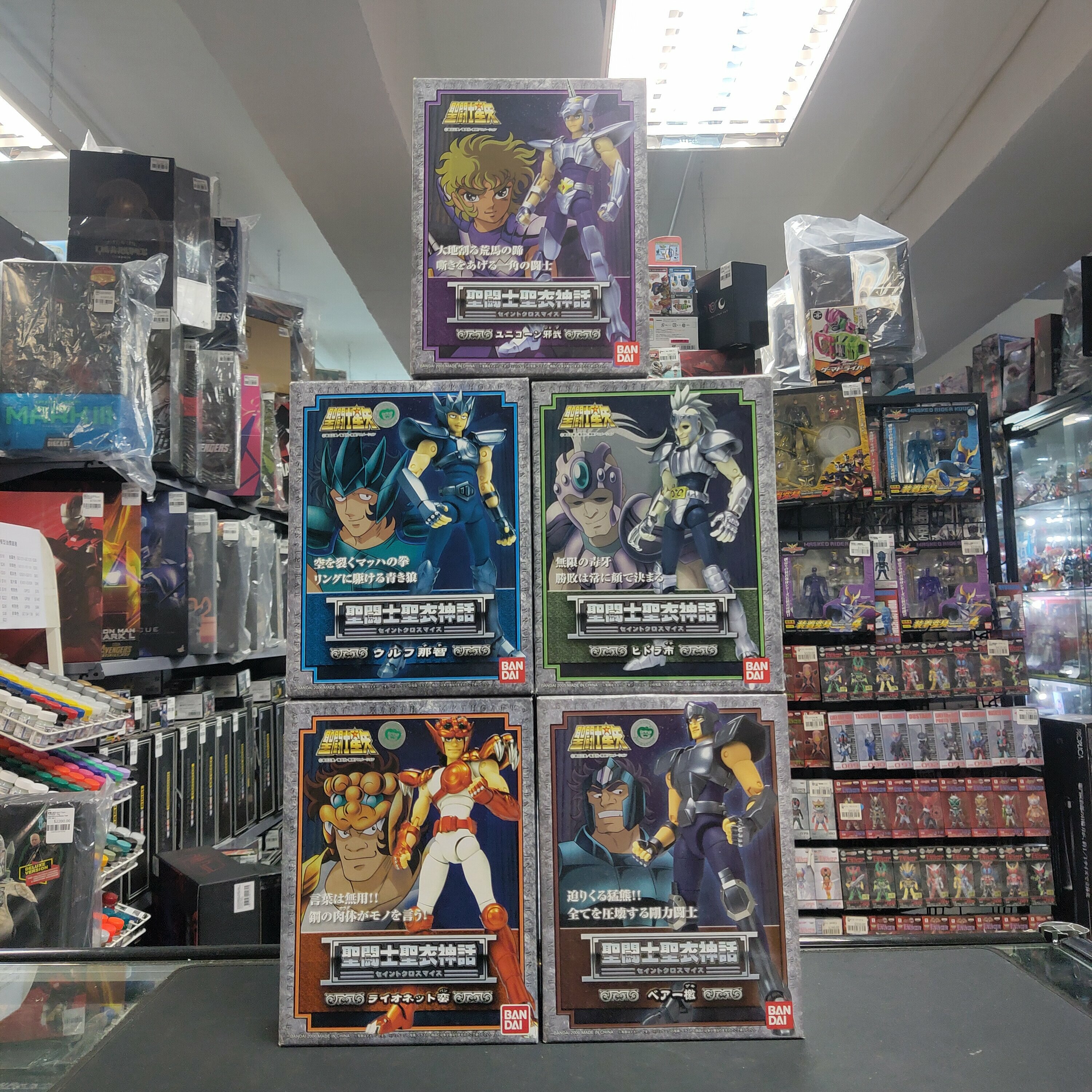 聖鬥士星矢-聖衣神話 TV版初生聖衣 五小弱 1套5盒