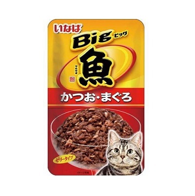 INABA BIG 軟包 吞拿魚 80g TCR-31【原盒12包】