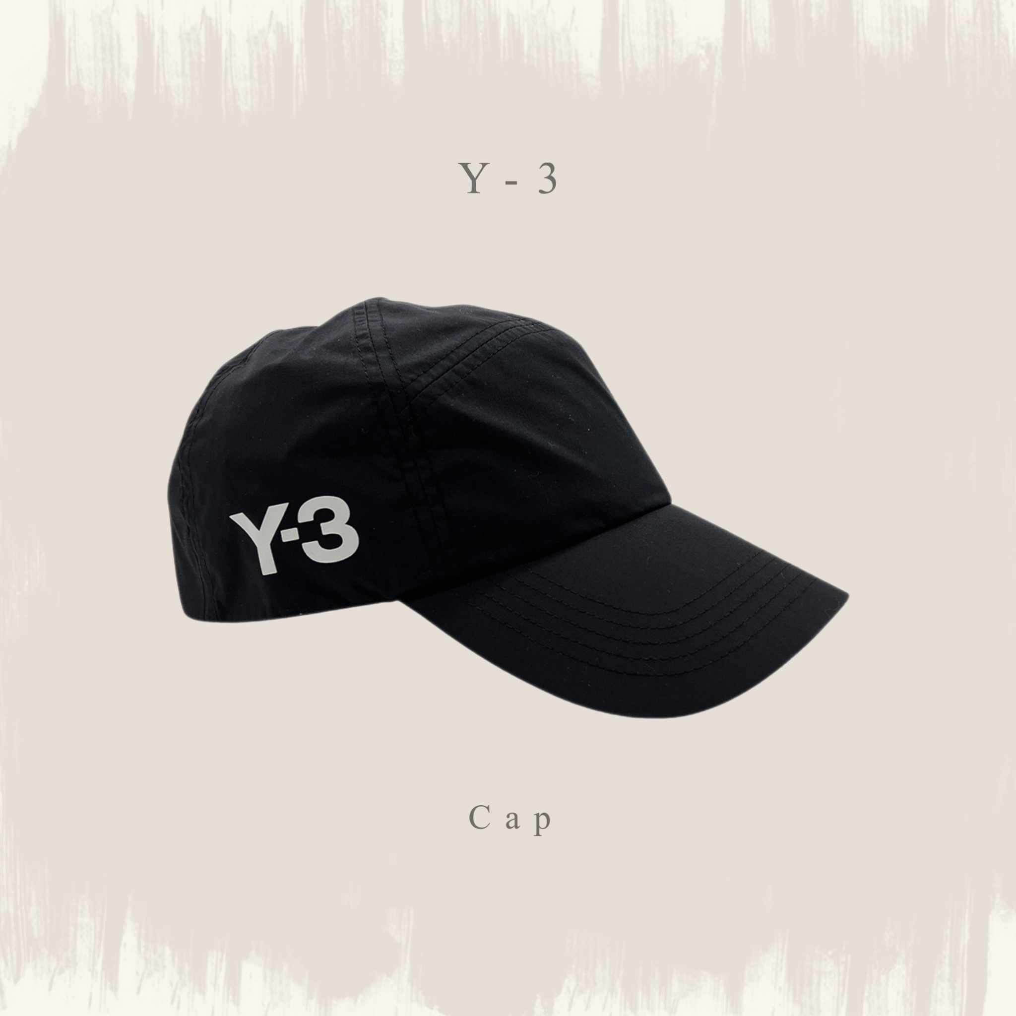 ADIDAS Y-3 山本耀司側邊LOGO 老帽