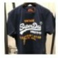 [S] SUPERDRY VINTAGE CLASSIC TEE STORE,ATLANTIC NAVY, M1011872A-GKV [FINAL SALE] (SSD11)