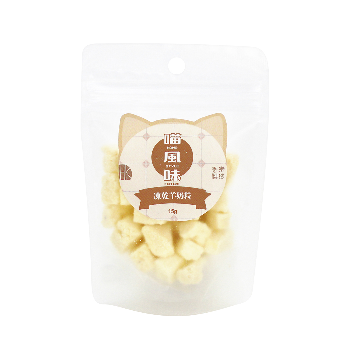 [$45/3包]MIHK喵風味-凍乾羊奶粒15G