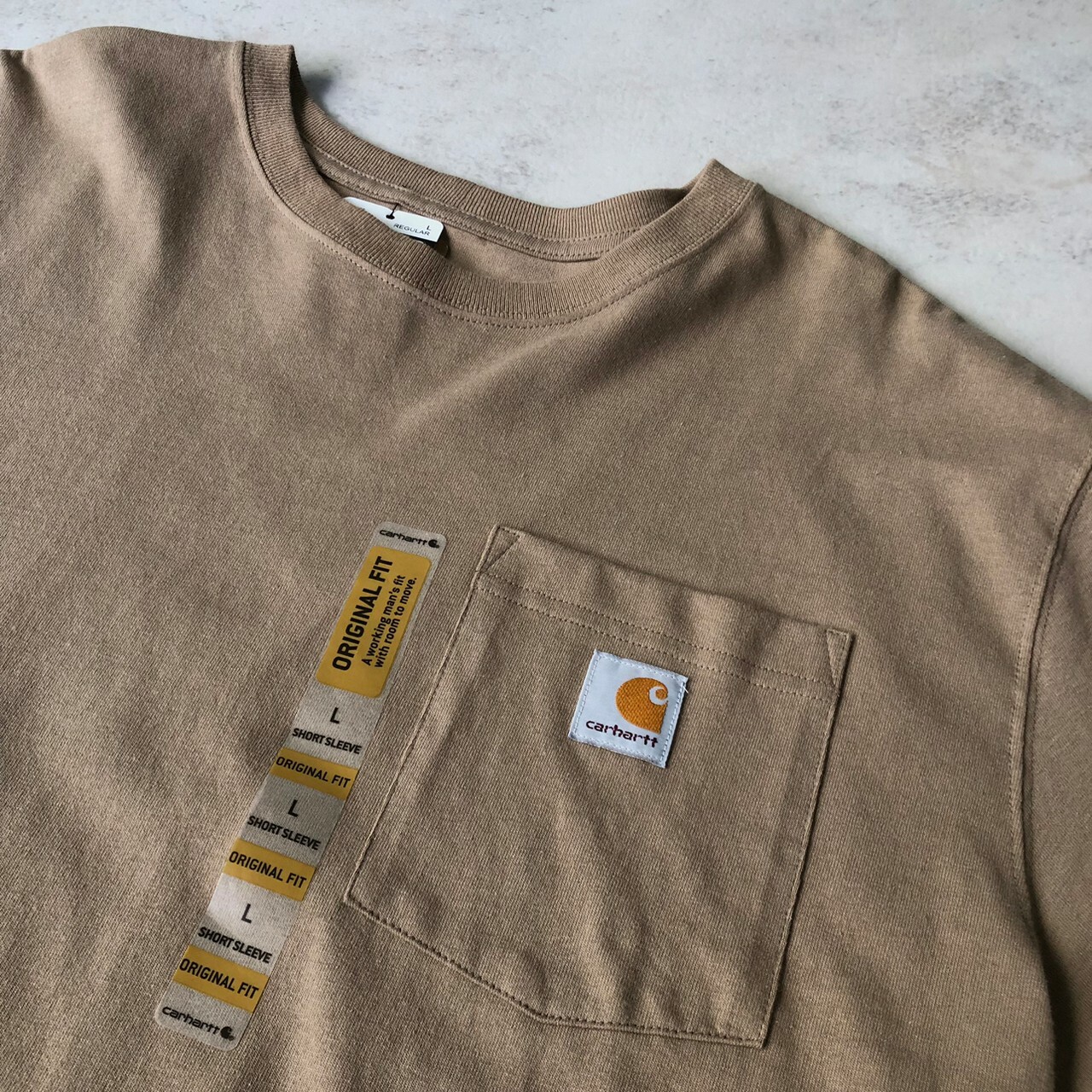 Carhartt 美線 T-Shirt 口袋短袖素T恤 RN14806