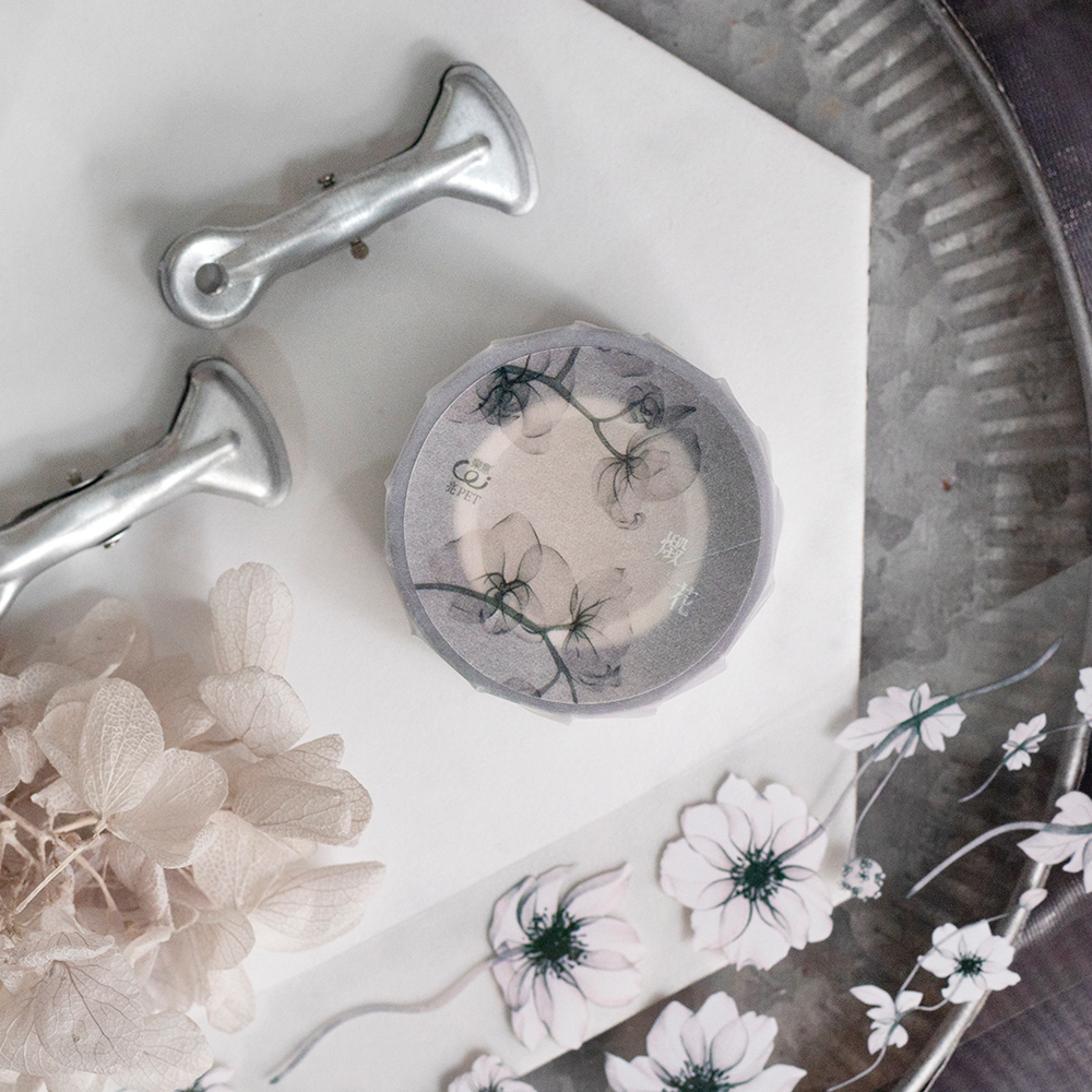 樂意Loi ． 燬花 5cm亮面PET膠帶 <整捲/分裝>