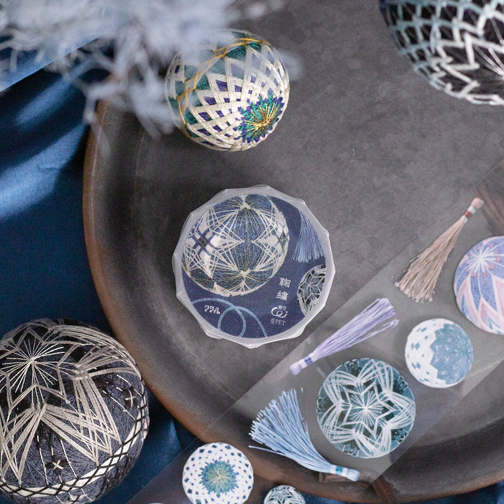 樂意Loi ． 鞠繡Temari balls 手まり 5cm亮面PET膠帶 <整捲/分裝>