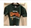 [S] SUPERDRY VINTAGE CLASSIC TEE STORE,ENAMEL GREEN, M1011872A-27E [FINAL SALE] (SSD26)
