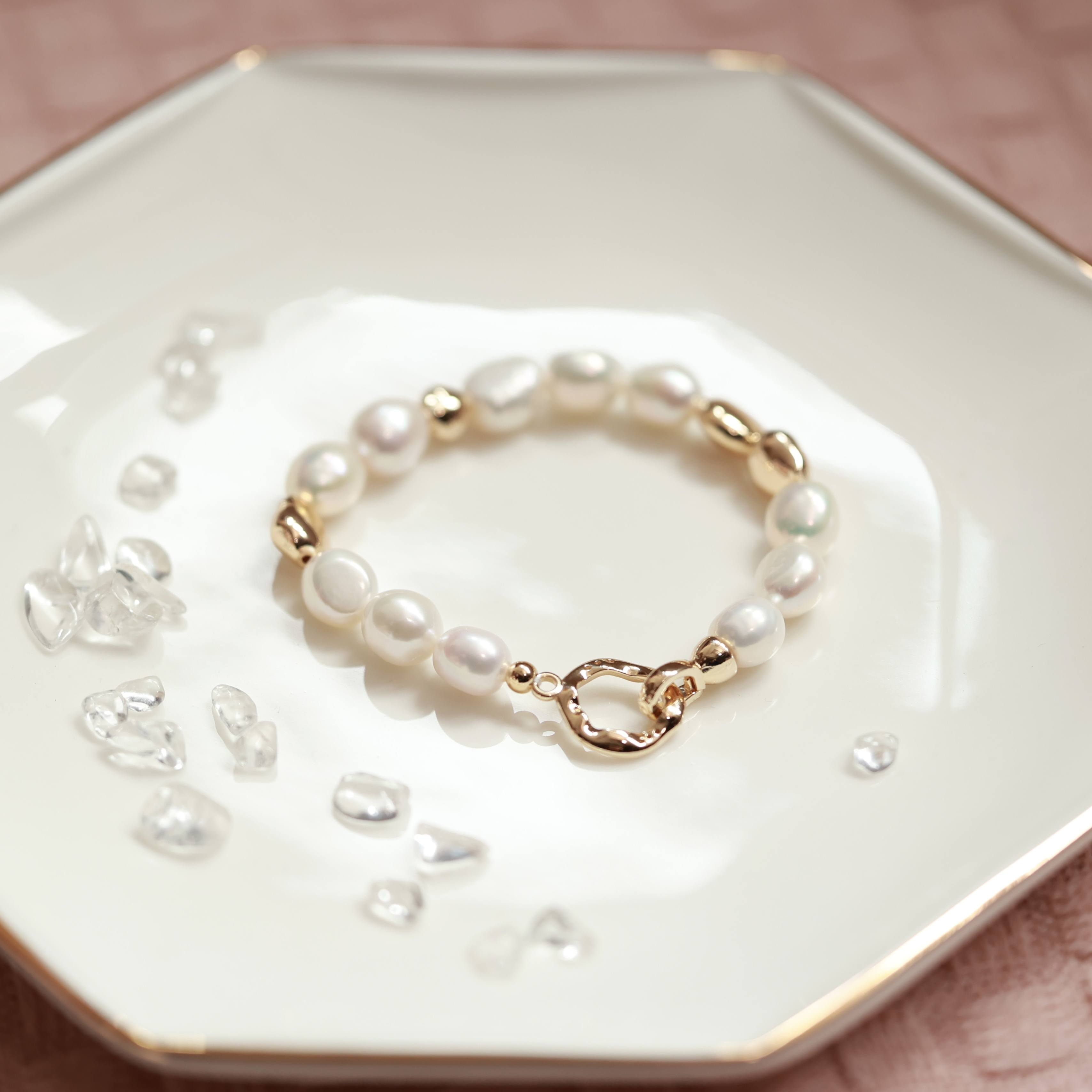 淡水珍珠小金豆手鏈（產品編號：BW001）