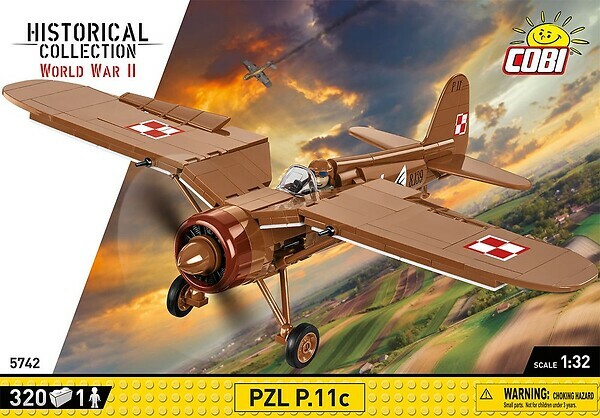 [訂金] Cobi : WWII Planes 5742 PZL P.11c (320pcs)