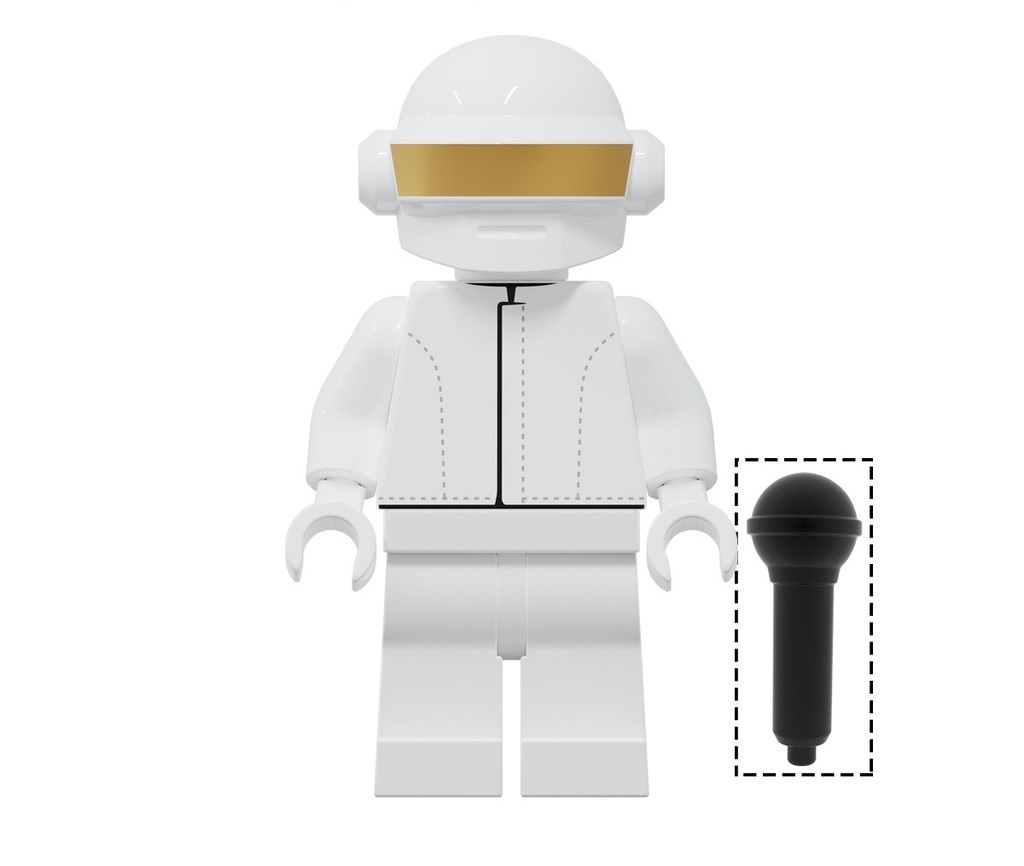 Daft Punk Custom Minifigures Minifigs Fit Lego XP484