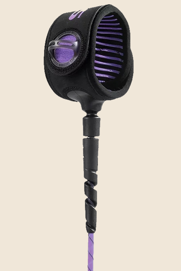 FCS - FREEDOM HELIX LEASH-ALL ROUND 腳繩 (6')-紫色