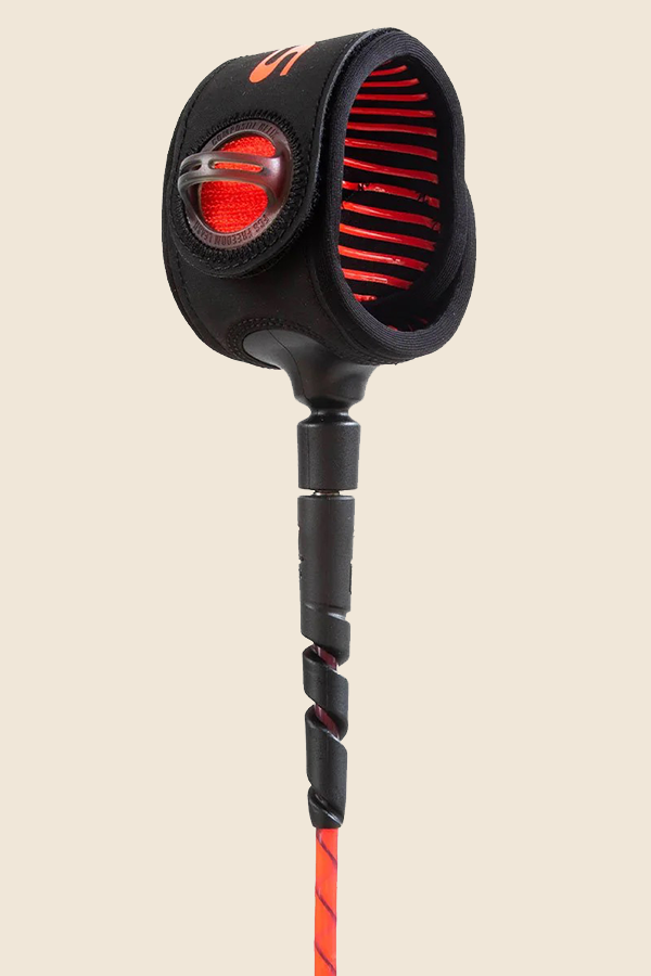 FCS - FREEDOM HELIX LEASH-ALL ROUND 腳繩 (6', 7' & 9'尺腳踝)-紅色