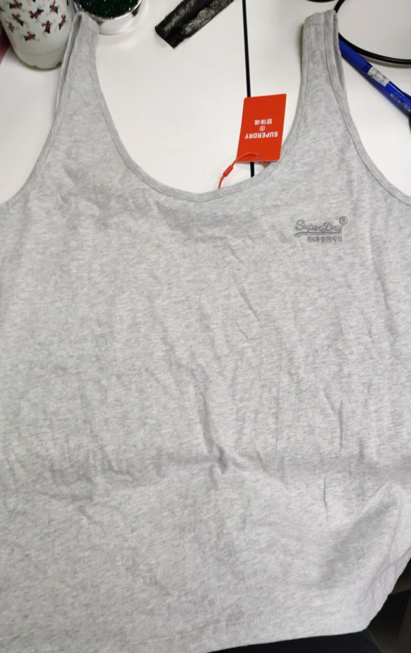 [S] SUPERDRY OL CLASSIC VEST,LIGHT GREY MARL, W6010772A-41Q [FINAL SALE] (SSD44)