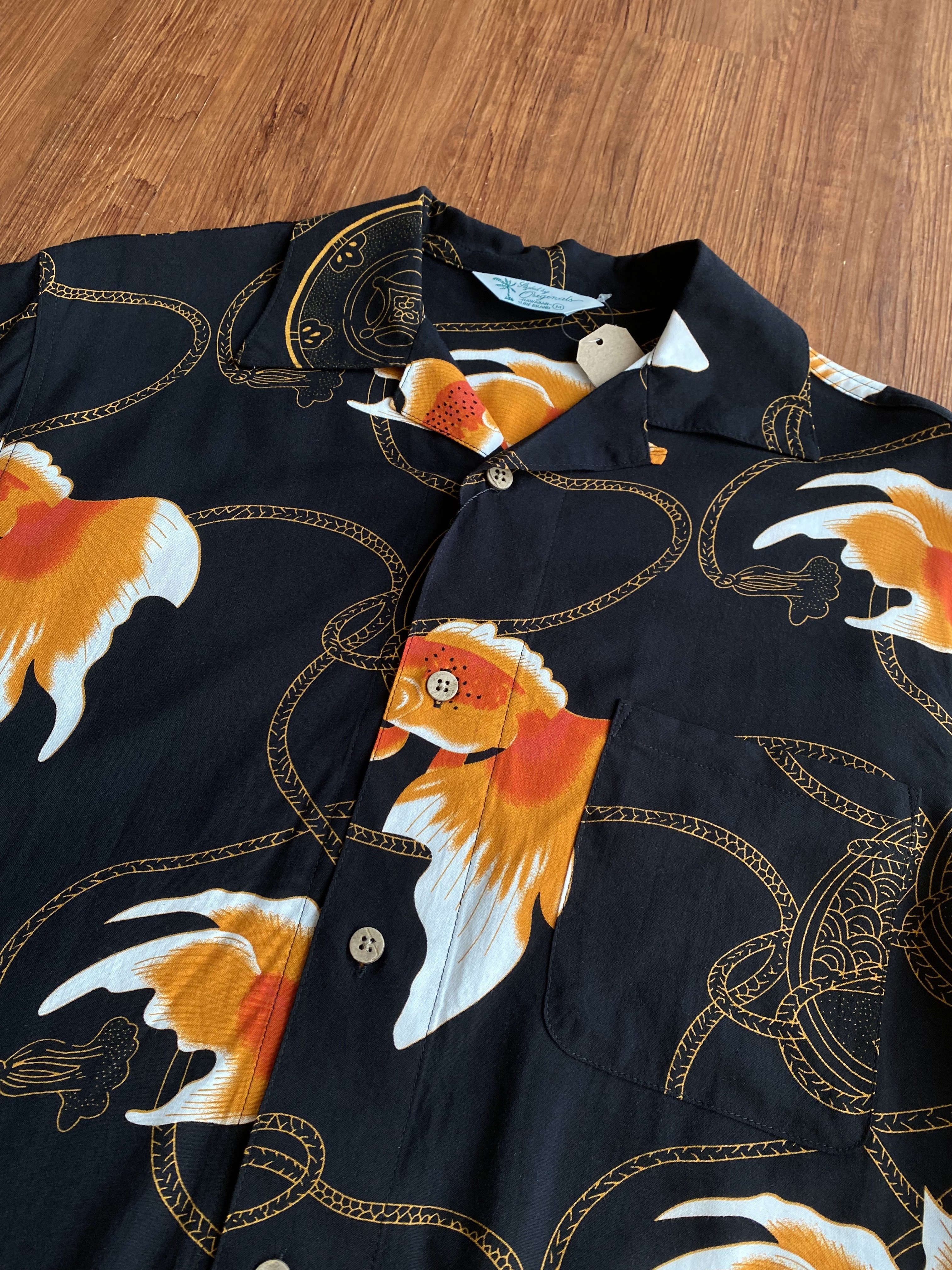 Japanese Aloha shirts/日本和柄襯衫－金魚