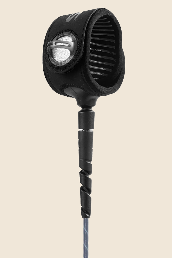 FCS - FREEDOM HELIX LEASH-ALL ROUND 腳繩 (6' & 7')-煙燻黑