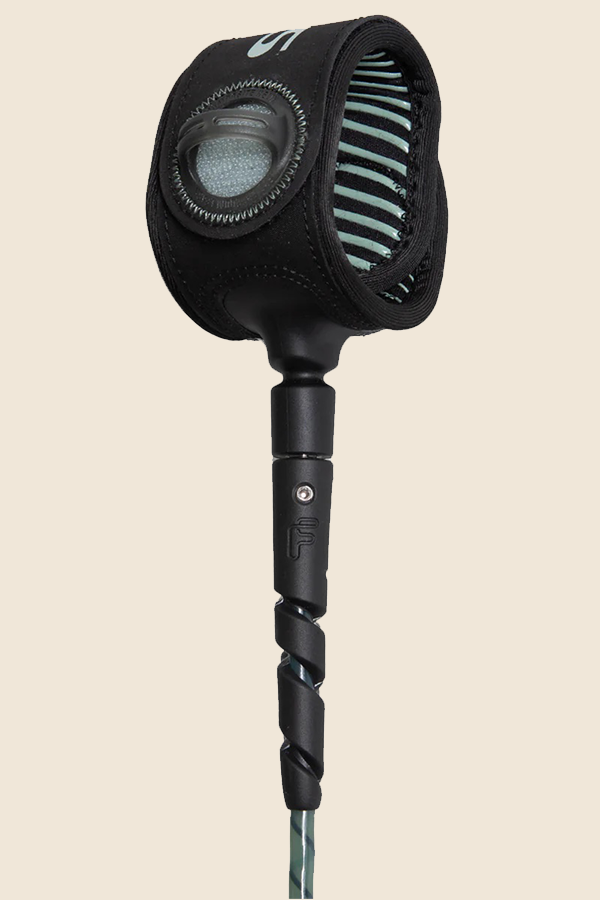 FCS - FREEDOM HELIX LEASH-ALL ROUND 腳繩 (6')-墨綠