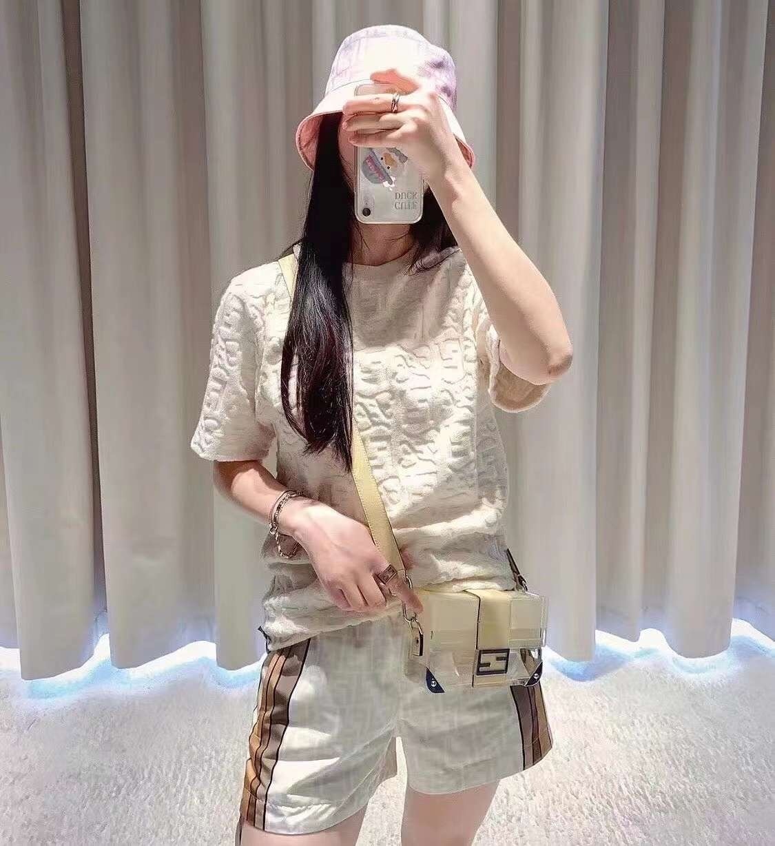 Fendi 女款 雙面 短褲