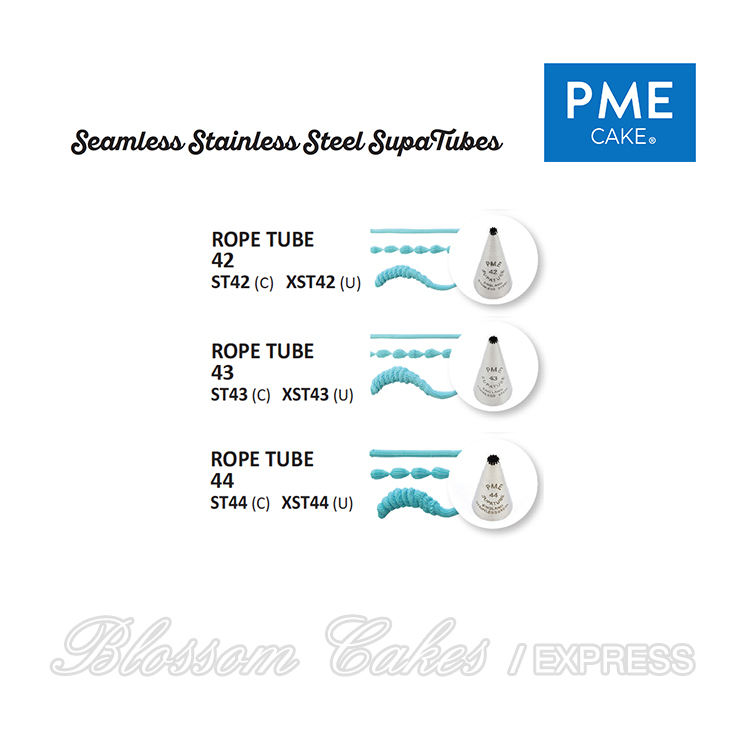 PME Supatube - Rope Tube - Seamless Stainless Steel (Available from No. 42C to 44)