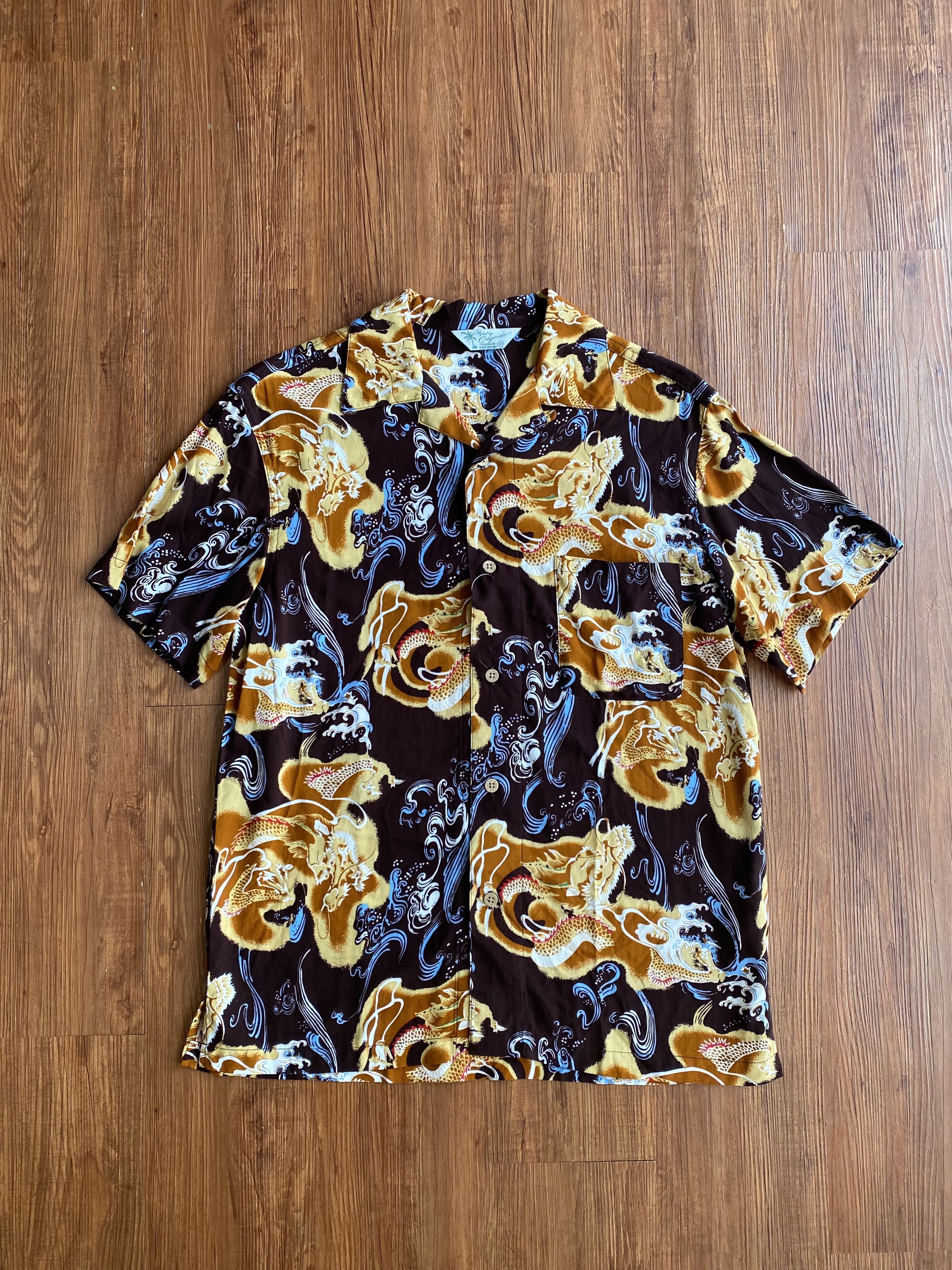 Japanese Aloha shirts/日本和柄襯衫－龍柄