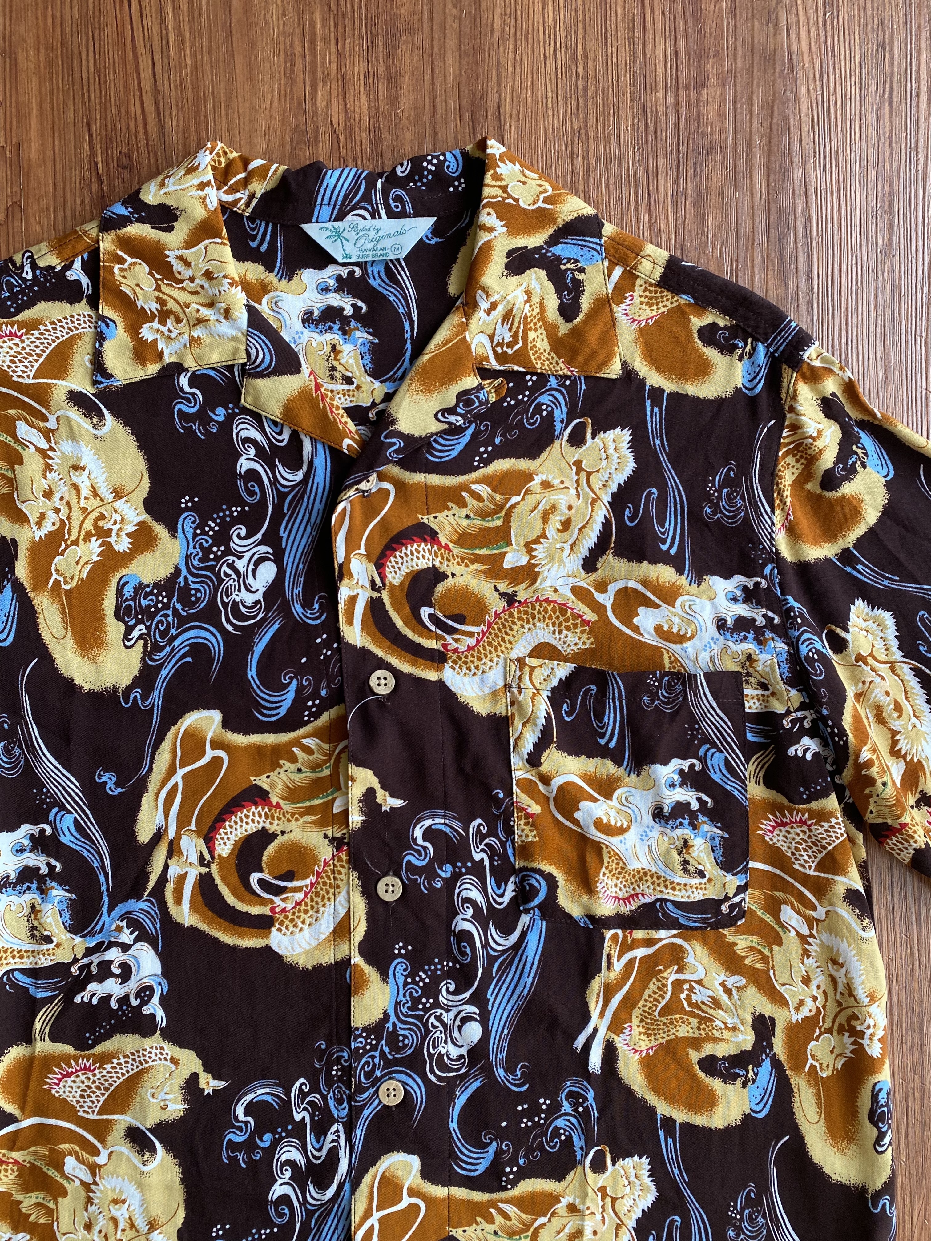 Japanese Aloha shirts/日本和柄襯衫－龍柄