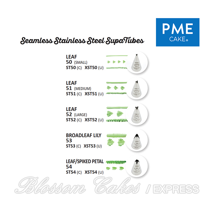 PME Supatube - Leaf Tube - Seamless Stainless Steel ((Available from No. 50 to 54)