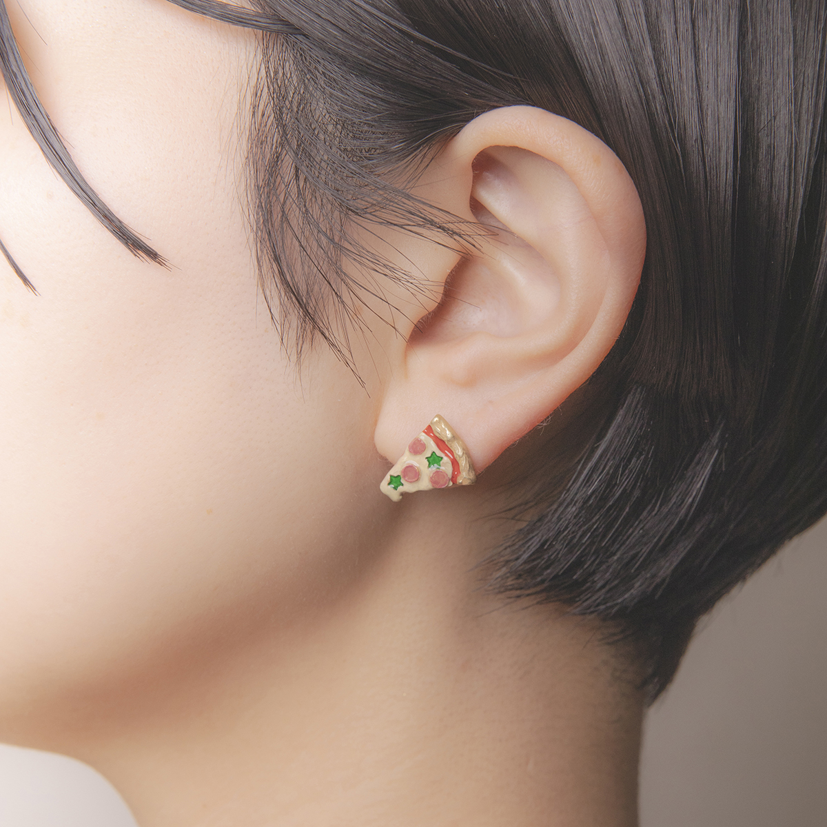 Palnart Poc 披薩耳環