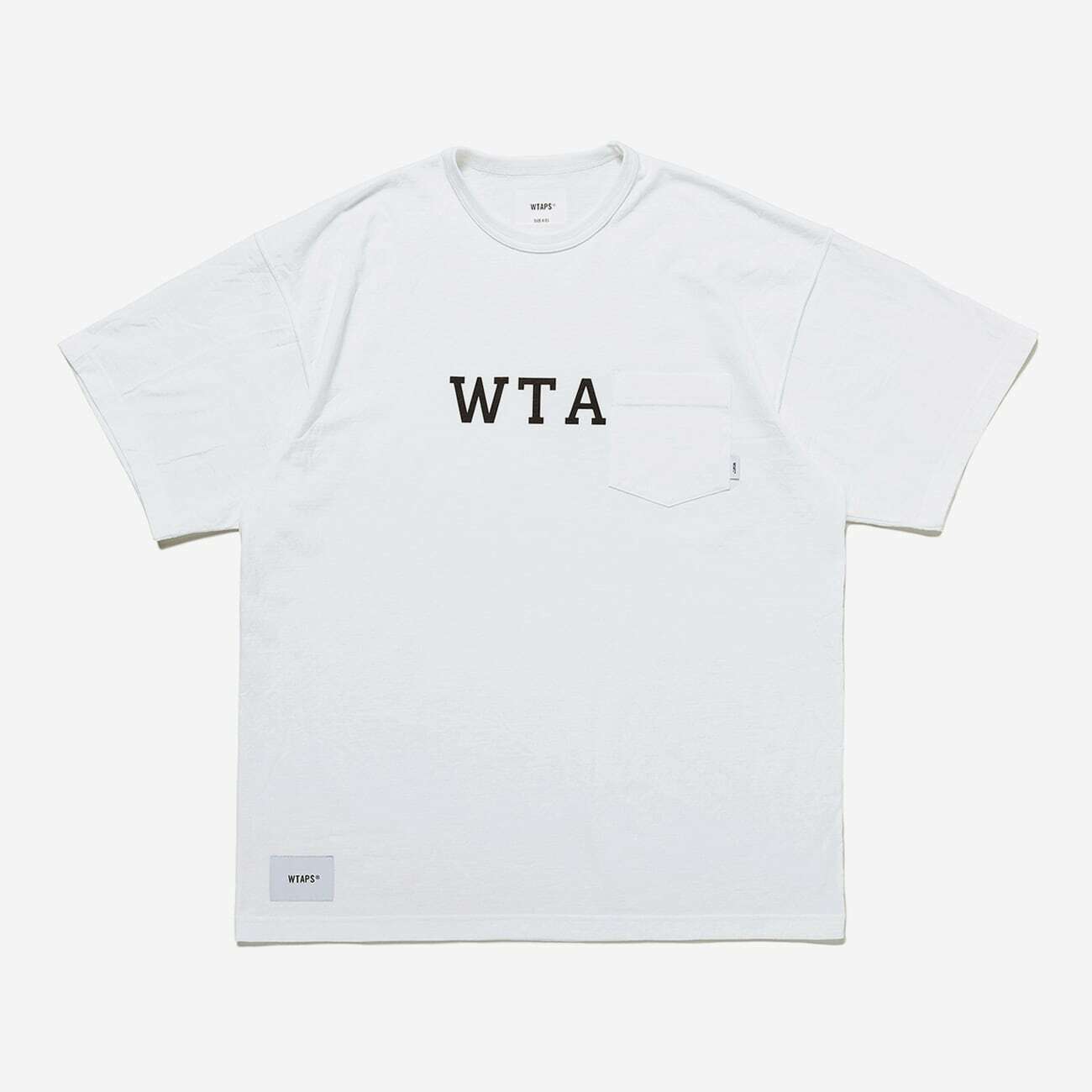 [Instock] WTAPS DESIGN 01 / SS / CTPL. COLLEGE WHITE