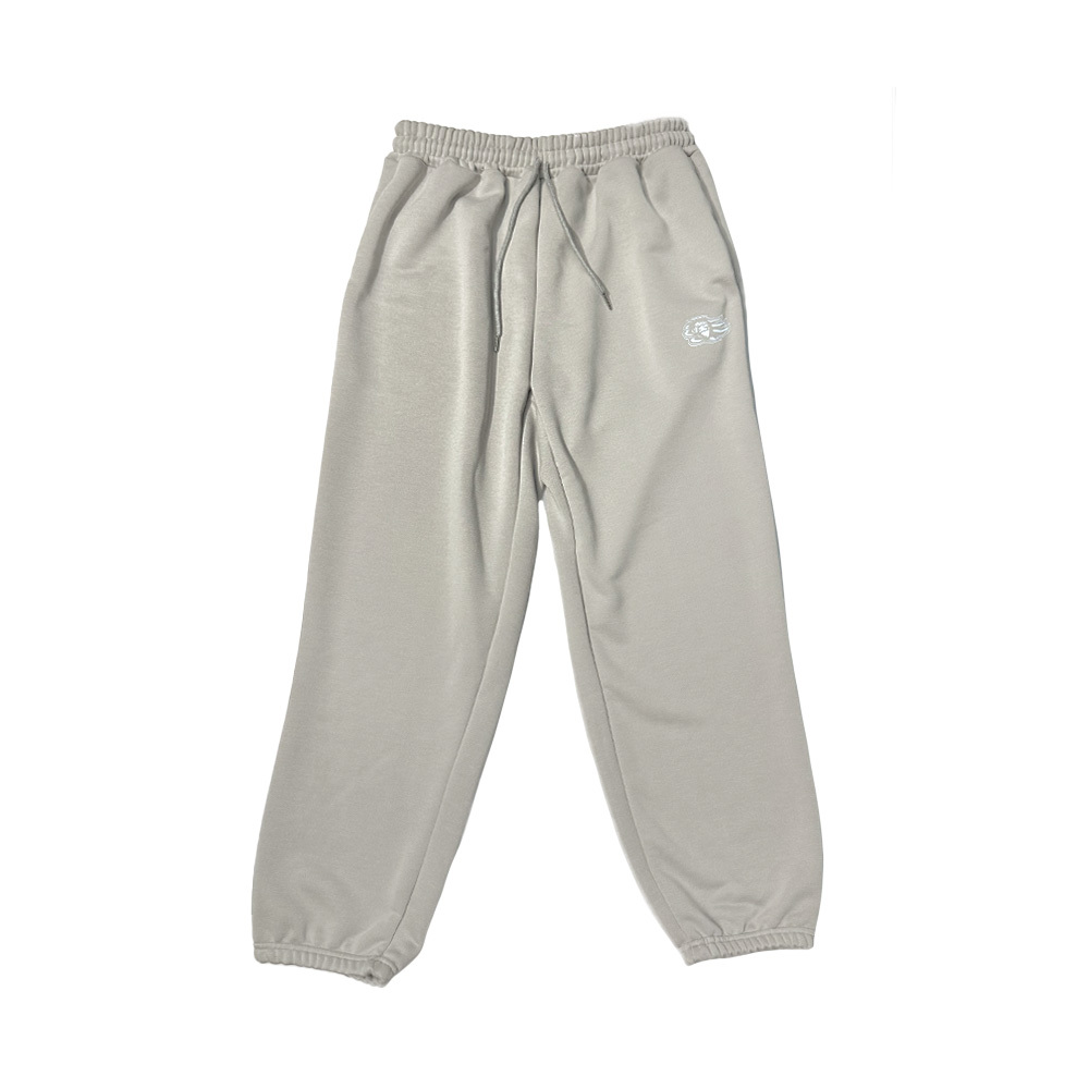 22-23獅頭款棉長褲 | 灰