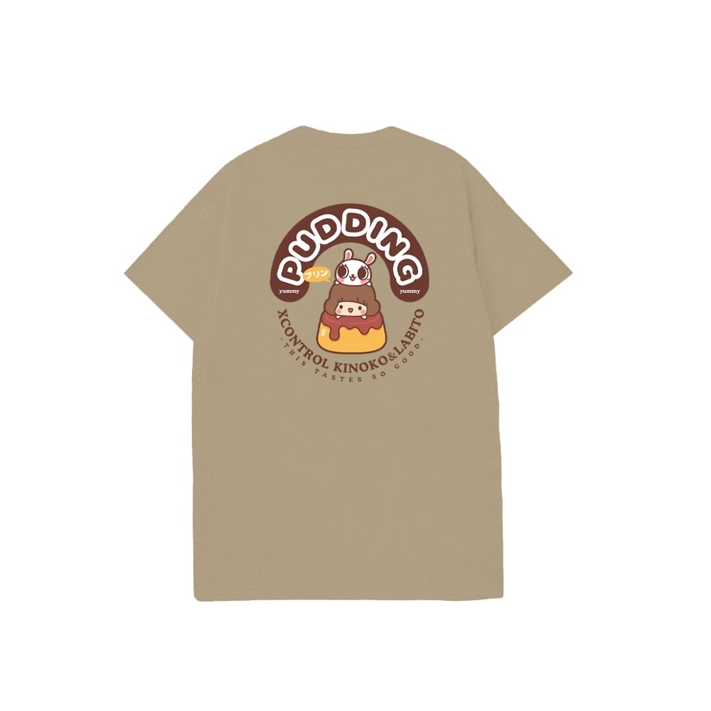 XCTRLx香菇妹聯名布丁短T-卡其