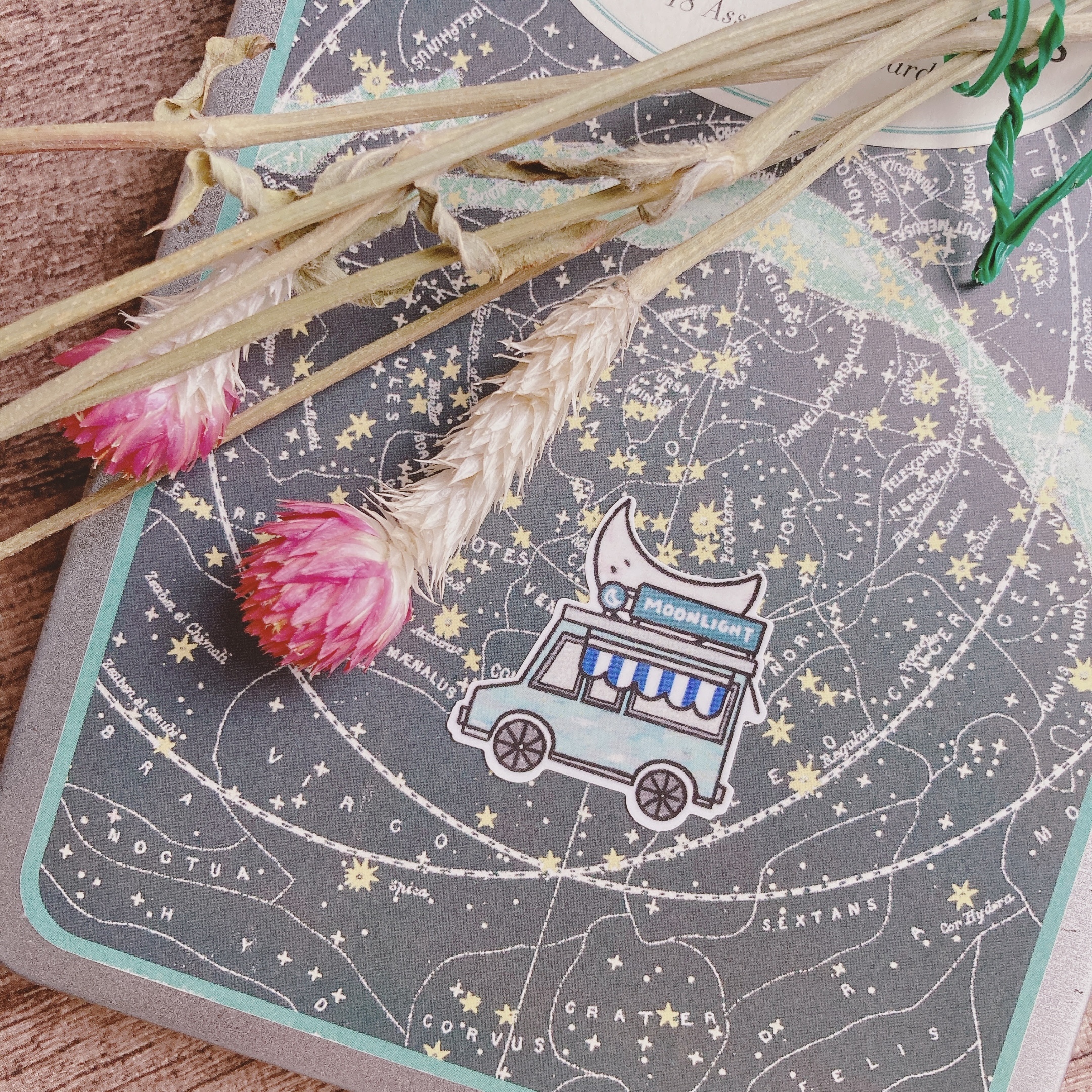 嗨賴 x LUMOS | 銀河餐車 割型貼紙