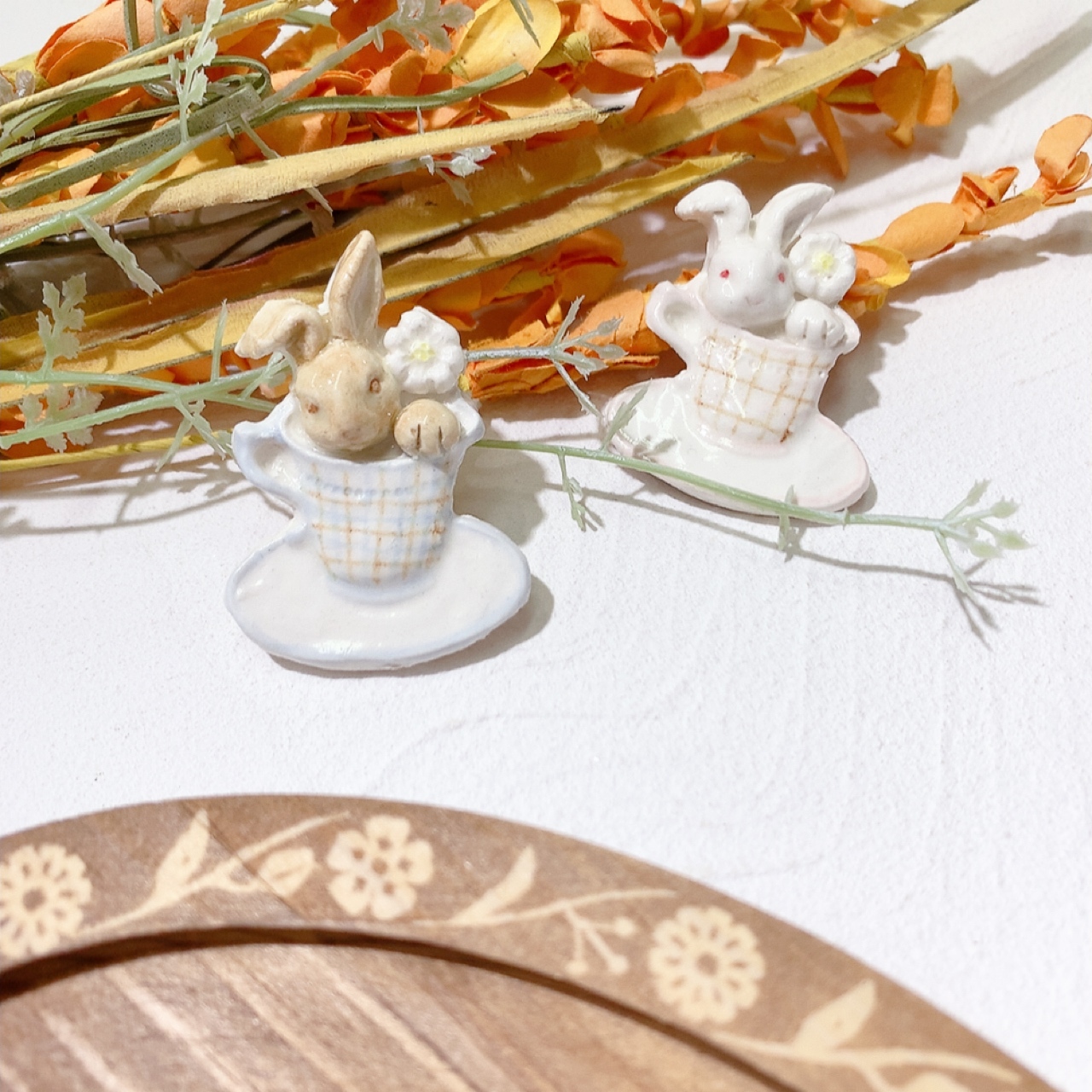 [手作家] 兔仔茶杯髮夾