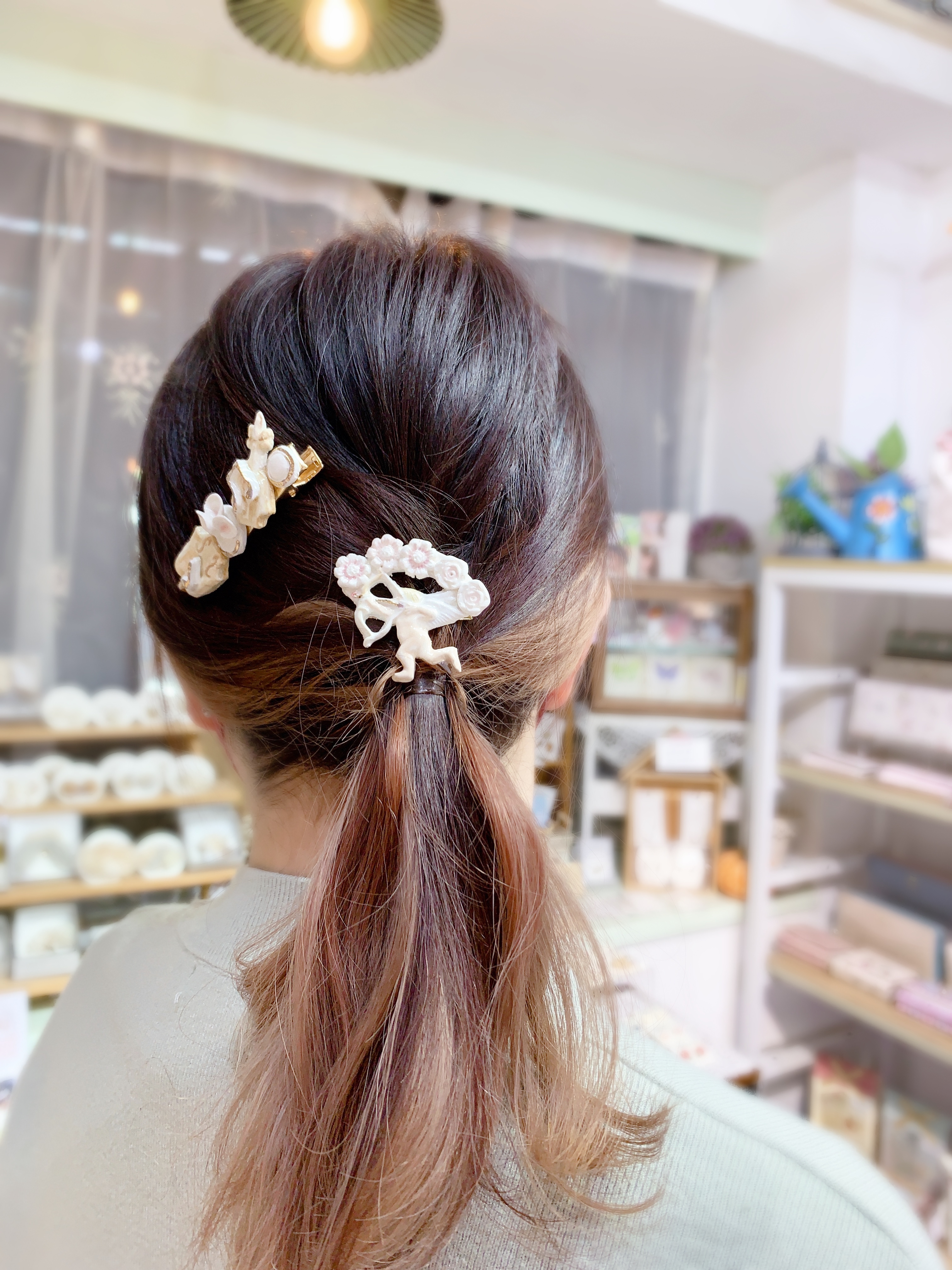 [手作家] 丘比特髮夾