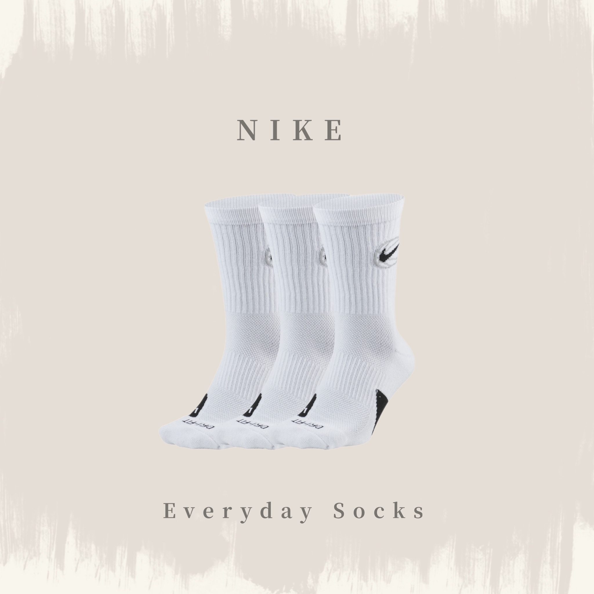 NIKE EVERYDAY CREW SOCKS 籃球 運動 長襪 DA2123-100