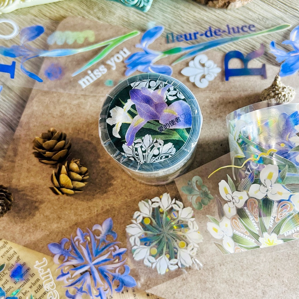 fafa製造所 ． 愛的使者 5cm亮面PET膠帶 <整捲/分裝>