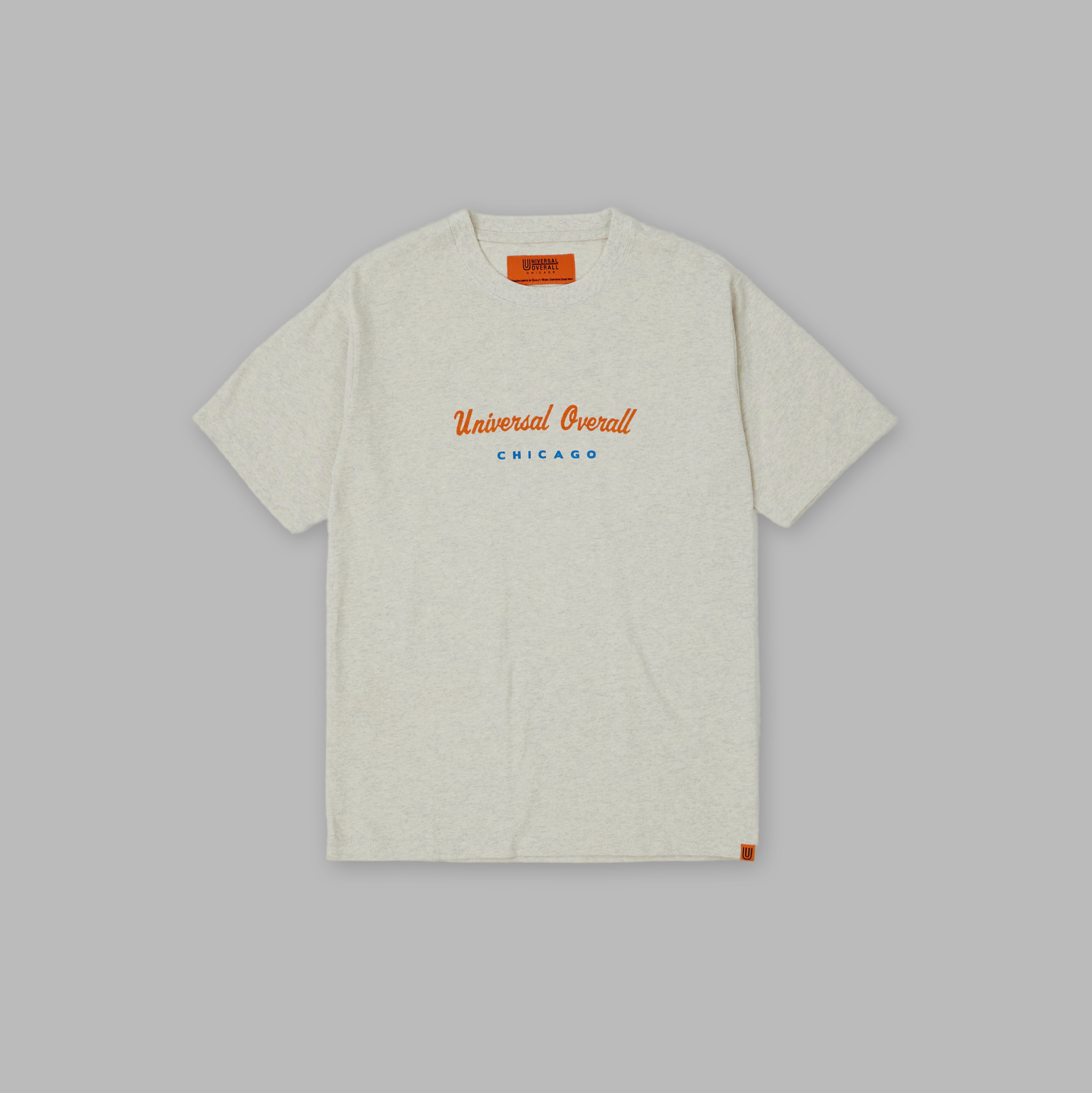 UNIVERSAL OVERALL Cursive Logo Tee ╭ 4色 ╮