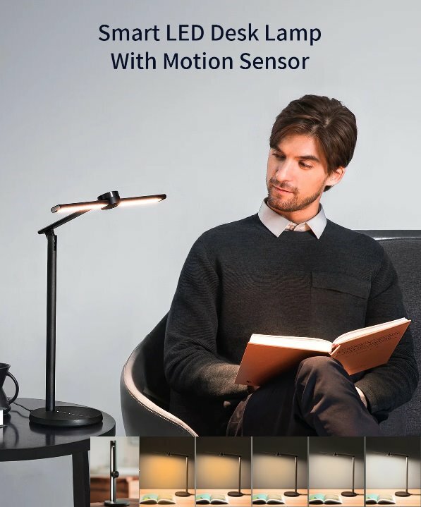 EZVALO ECHO 無藍光智能感應枱燈(無藍光|AI智能調光|人體感應|APP控制)